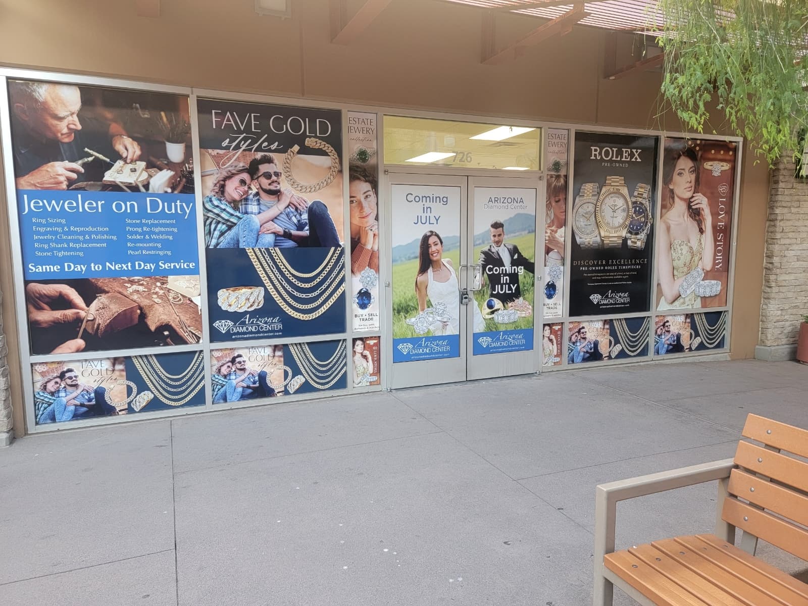 Arizona Diamond Center Chandler showroom at Phoenix Premium Outlets